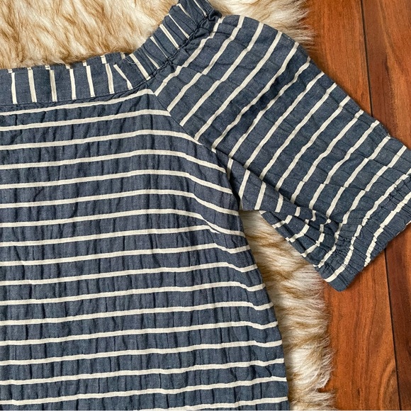 LRL linen blend off shoulder top - Picture 4 of 6